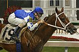 Unknown Artist Smarty Jones painting